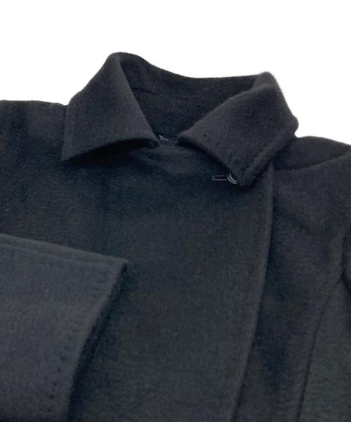 MaxMara（マックスマーラ）MaxMara (マックスマーラ) マニュエラ アイコンコート キャメル100％ ブラック サイズ:40の古着・服飾アイテム