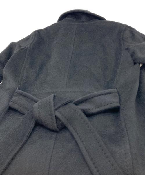 MaxMara（マックスマーラ）MaxMara (マックスマーラ) マニュエラ アイコンコート キャメル100％ ブラック サイズ:40の古着・服飾アイテム