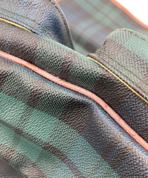 POLO RALPH LAUREN（ポロ・ラルフローレン）POLO RALPH LAUREN (ポロ・ラルフローレン) タータンチェックショルダーバッグ グリーンの古着・服飾アイテム