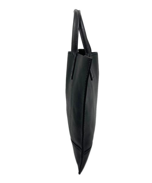 Y's for men（ワイズフォーメン）Y's for men (ワイズフォーメン) OIL WAX LEATHER PC BRIEFS BAG  レザートート　ハンドバッグ　PCバッグ　タブレット収納バッグ ブラック サイズ:実寸参照の古着・服飾アイテム
