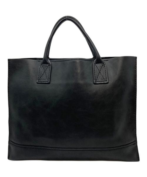 Y's for men（ワイズフォーメン）Y's for men (ワイズフォーメン) OIL WAX LEATHER PC BRIEFS BAG  レザートート　ハンドバッグ　PCバッグ　タブレット収納バッグ ブラック サイズ:実寸参照の古着・服飾アイテム