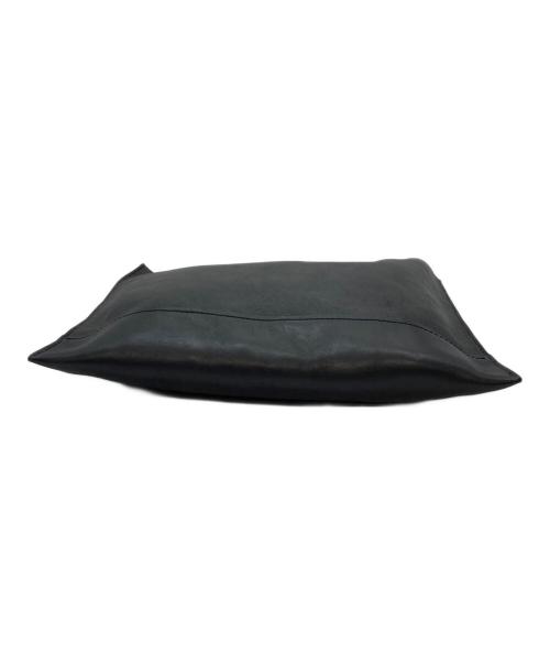 Y's for men（ワイズフォーメン）Y's for men (ワイズフォーメン) OIL WAX LEATHER PC BRIEFS BAG  レザートート　ハンドバッグ　PCバッグ　タブレット収納バッグ ブラック サイズ:実寸参照の古着・服飾アイテム