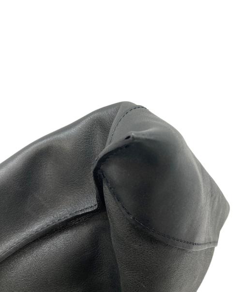 Y's for men（ワイズフォーメン）Y's for men (ワイズフォーメン) OIL WAX LEATHER PC BRIEFS BAG  レザートート　ハンドバッグ　PCバッグ　タブレット収納バッグ ブラック サイズ:実寸参照の古着・服飾アイテム