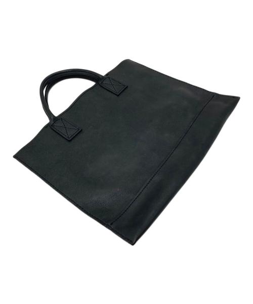 Y's for men（ワイズフォーメン）Y's for men (ワイズフォーメン) OIL WAX LEATHER PC BRIEFS BAG  レザートート　ハンドバッグ　PCバッグ　タブレット収納バッグ ブラック サイズ:実寸参照の古着・服飾アイテム