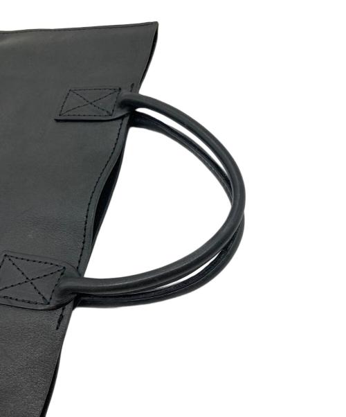 Y's for men（ワイズフォーメン）Y's for men (ワイズフォーメン) OIL WAX LEATHER PC BRIEFS BAG  レザートート　ハンドバッグ　PCバッグ　タブレット収納バッグ ブラック サイズ:実寸参照の古着・服飾アイテム