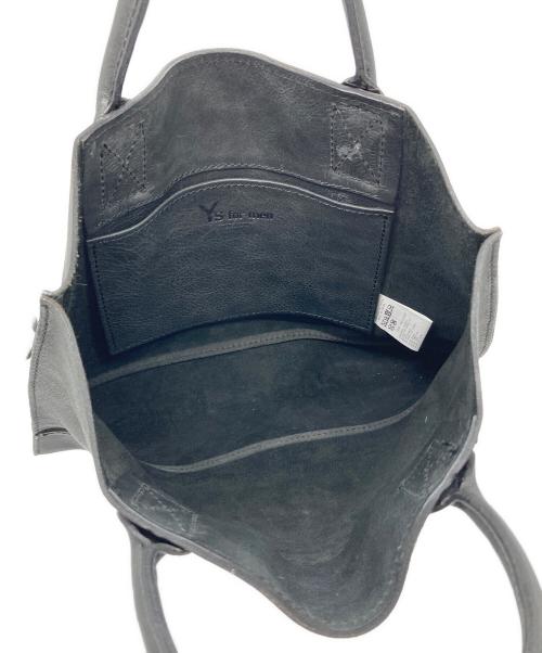 Y's for men（ワイズフォーメン）Y's for men (ワイズフォーメン) OIL WAX LEATHER PC BRIEFS BAG  レザートート　ハンドバッグ　PCバッグ　タブレット収納バッグ ブラック サイズ:実寸参照の古着・服飾アイテム