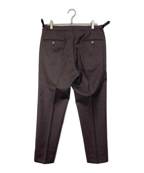 GTA（ジーティーアー）GTA (ジーティーアー) HERRICK サイドアジャスターパンツ　ウールパンツ ブラウン サイズ:48の古着・服飾アイテム