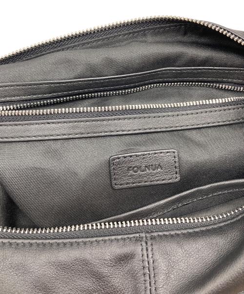 FOLNUA（フォルニュア）FOLNUA (フォルニュア) AMONT HOBO BAG アモントホーボーバッグ ショルダーバッグ ブラック サイズ:実寸参照の古着・服飾アイテム