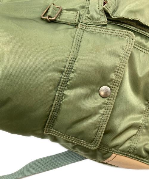 PORTER（ポーター）PORTER (ポーター) Rocky Mountain FeatherBed (ロッキーマウンテンフェザーベッド) BEAMS (ビームス) トリプルコラボ 別注リュックサック カーキ サイズ:実寸参照の古着・服飾アイテム