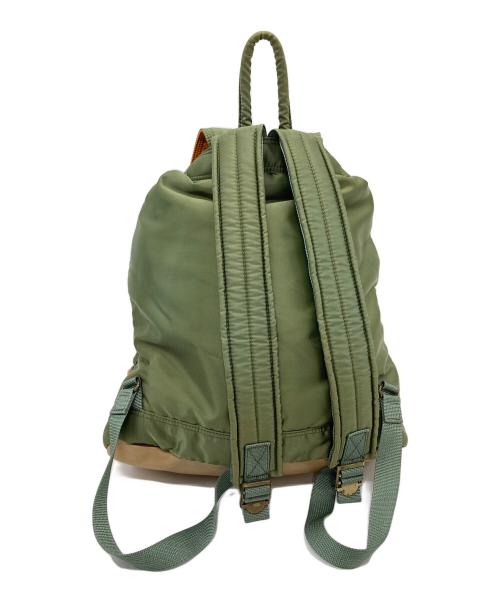 PORTER（ポーター）PORTER (ポーター) Rocky Mountain FeatherBed (ロッキーマウンテンフェザーベッド) BEAMS (ビームス) トリプルコラボ 別注リュックサック カーキ サイズ:実寸参照の古着・服飾アイテム