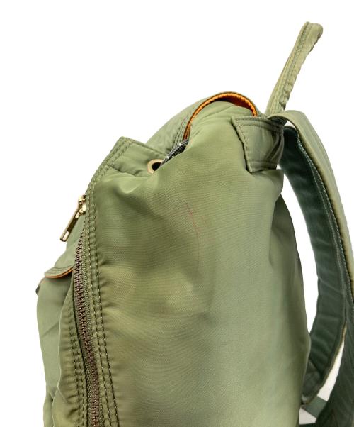 PORTER（ポーター）PORTER (ポーター) Rocky Mountain FeatherBed (ロッキーマウンテンフェザーベッド) BEAMS (ビームス) トリプルコラボ 別注リュックサック カーキ サイズ:実寸参照の古着・服飾アイテム