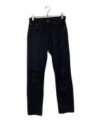 LEVI'Sリーバイス）の古着「【古着】後染め505 デニムパンツ　90s~ ボタン裏359」｜ブラック