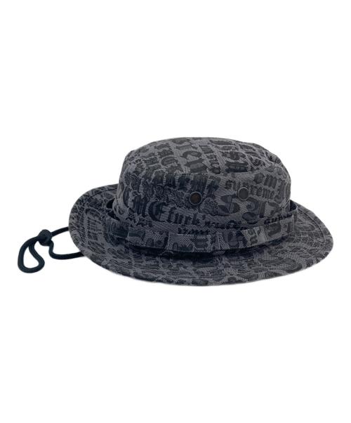 SUPREME（シュプリーム）SUPREME (シュプリーム) Cities Jacquard Boonie  シティーズジャガードブーニー 帽子 グレー サイズ:MEDIUM／LARGEの古着・服飾アイテム