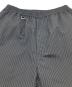uniform experiment (ユニフォームエクスペリメント) LOOSE FIT JOGGER PANTS ルーズフィットジョガーパンツ　ストライプ　日本製 ブラック サイズ:3：8000円