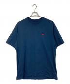 SUPREMEシュプリーム）の古着「25SS SMALL BOX LOGO TEE スモールロゴボックスT 半袖カットソー　Tシャツ　Tee」｜ネイビー