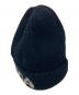 BALENCIAGA (バレンシアガ) Black Logo Jacquard Beanie ウールニット帽 ブラック サイズ:実寸参照：18000円