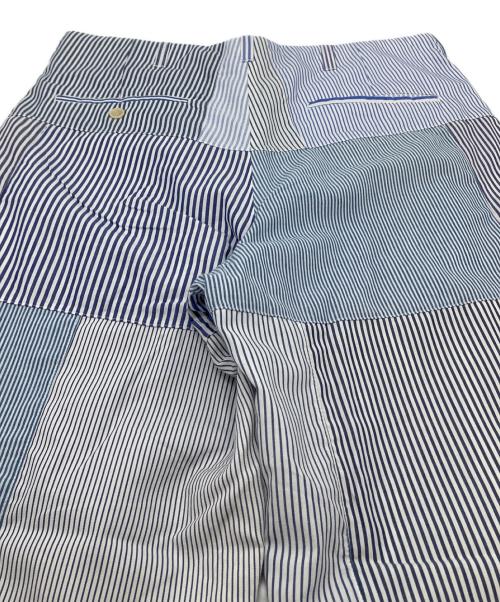 Viva La Material（ヴィバ ラ マテリアル）viva la material (ヴィバ ラ マテリアル) パッチワークパンツ ブルー サイズ:Lの古着・服飾アイテム