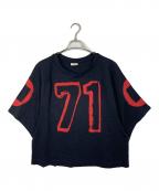 DRIES VAN NOTENドリスヴァンノッテン）の古着「ナンバリングTシャツ　15SS」｜ブラック