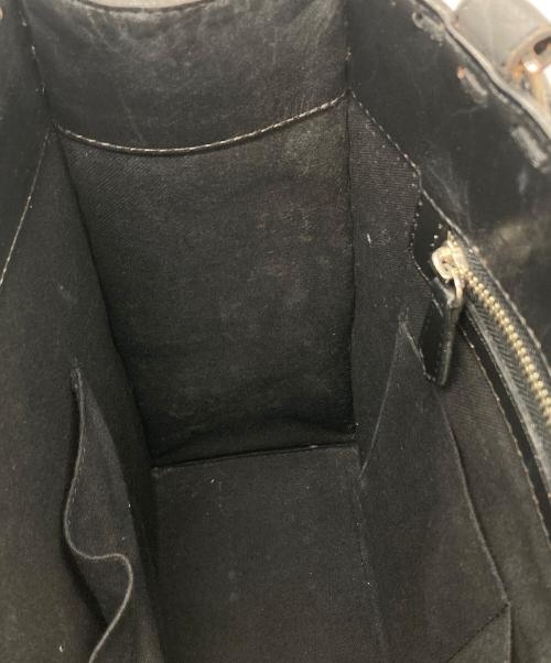 Carving Tribes（カービングトライブス）Carving Tribes (カービングトライブス) Cutwork toteBAG レザートート ブラック サイズ:実寸参照の古着・服飾アイテム