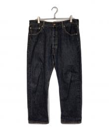 LEVI'S（リーバイス）の古着「【古着】メキシコ製先染め501ブラックデニムパンツ」｜ブラック