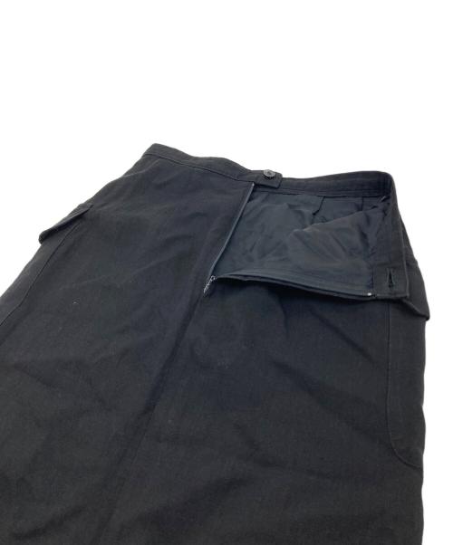 tricot COMME des GARCONS（トリココムデギャルソン）tricot COMME des GARCONS (トリココムデギャルソン) ウールリネンスカート　日本製 ブラック サイズ:Mの古着・服飾アイテム