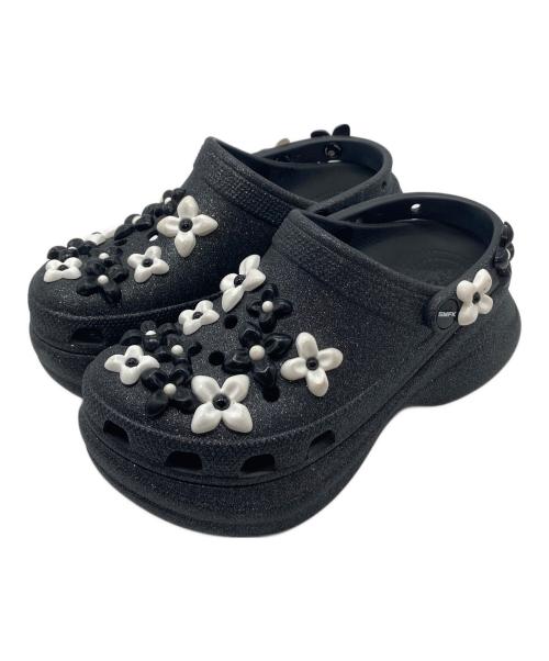 crocs（クロックス）crocs (クロックス) SMFK (エスエムエフケー) Clog Black Glitter ブラック サイズ:7の古着・服飾アイテム