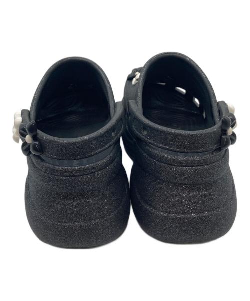 crocs（クロックス）crocs (クロックス) SMFK (エスエムエフケー) Clog Black Glitter ブラック サイズ:7の古着・服飾アイテム