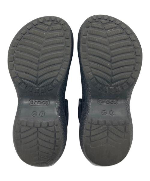 crocs（クロックス）crocs (クロックス) SMFK (エスエムエフケー) Clog Black Glitter ブラック サイズ:7の古着・服飾アイテム