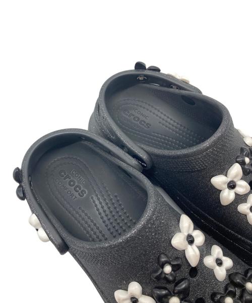 crocs（クロックス）crocs (クロックス) SMFK (エスエムエフケー) Clog Black Glitter ブラック サイズ:7の古着・服飾アイテム