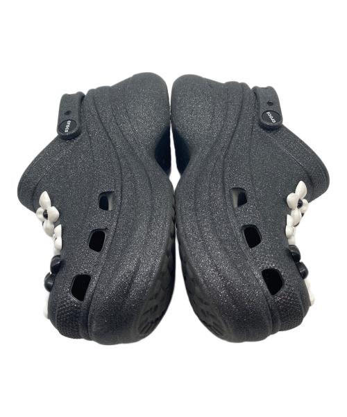 crocs（クロックス）crocs (クロックス) SMFK (エスエムエフケー) Clog Black Glitter ブラック サイズ:7の古着・服飾アイテム