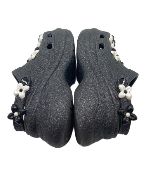 crocs（クロックス）crocs (クロックス) SMFK (エスエムエフケー) Clog Black Glitter ブラック サイズ:7の古着・服飾アイテム