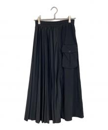 ZUCCA（ズッカ）の古着「ドッキングスムーススカート」｜ブラック