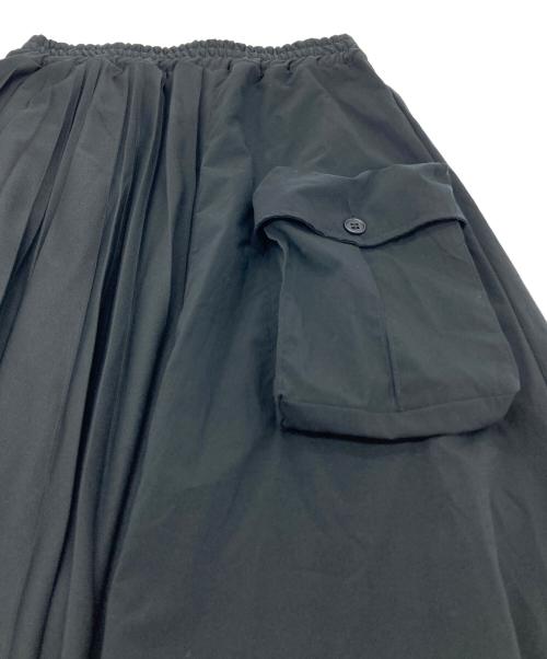 ZUCCA（ズッカ）ZUCCA (ズッカ) ドッキングスムーススカート ブラック サイズ:Mの古着・服飾アイテム