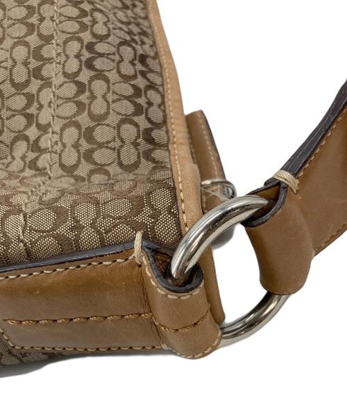 COACH（コーチ）COACH (コーチ) シグネチャーハンドバッグ ベージュ サイズ:実寸参照の古着・服飾アイテム