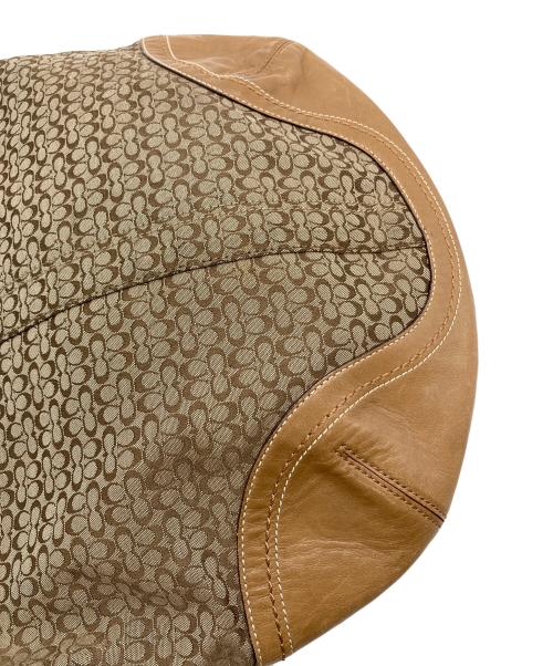 COACH（コーチ）COACH (コーチ) シグネチャーハンドバッグ ベージュ サイズ:実寸参照の古着・服飾アイテム