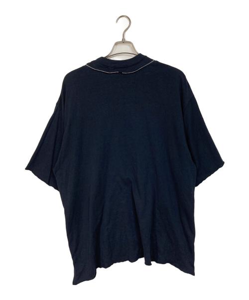 UNDERCOVER（アンダーカバー）UNDERCOVER (アンダーカバー) ネックファスナーデザインTシャツ　日本製 ブラック サイズ:3の古着・服飾アイテム