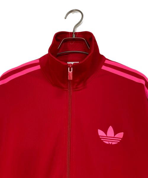 adidas（アディダス）adidas (アディダス) アディカラー クラシック ファイヤーバード ルーズ トラックトップ ベタースカーレット サイズ:Lの古着・服飾アイテム