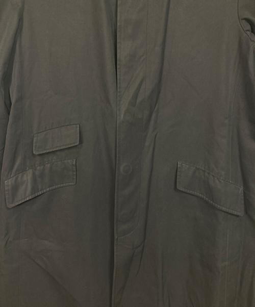Burberry's（バーバリーズ）Burberry's (バーバリーズ) 【古着】裏ノヴァチェック比翼ステンカラーコート　アウター　ライトアウター　日本製 ブラック サイズ:Lの古着・服飾アイテム
