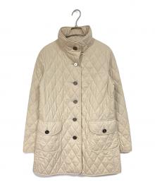 BURBERRY LONDON（バーバリーロンドン）の古着「裏地チェックキルティングコート」｜ベージュ