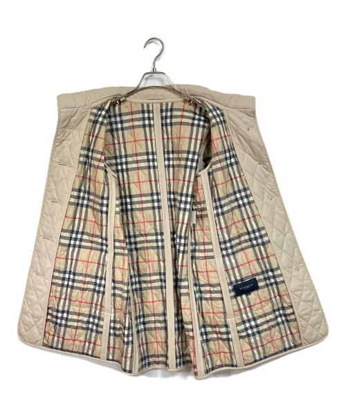 BURBERRY LONDON（バーバリーロンドン）BURBERRY LONDON (バーバリーロンドン) 裏地チェックキルティングコート ベージュ サイズ:38の古着・服飾アイテム