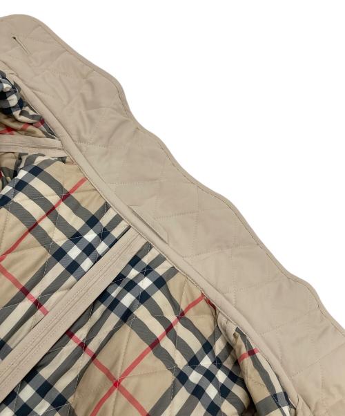 BURBERRY LONDON（バーバリーロンドン）BURBERRY LONDON (バーバリーロンドン) 裏地チェックキルティングコート ベージュ サイズ:38の古着・服飾アイテム