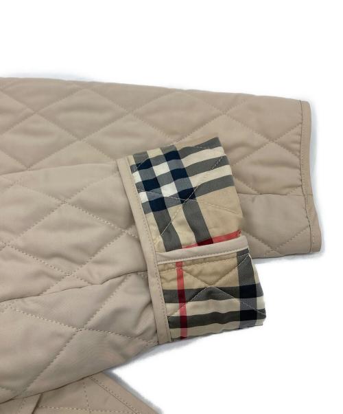 BURBERRY LONDON（バーバリーロンドン）BURBERRY LONDON (バーバリーロンドン) 裏地チェックキルティングコート ベージュ サイズ:38の古着・服飾アイテム