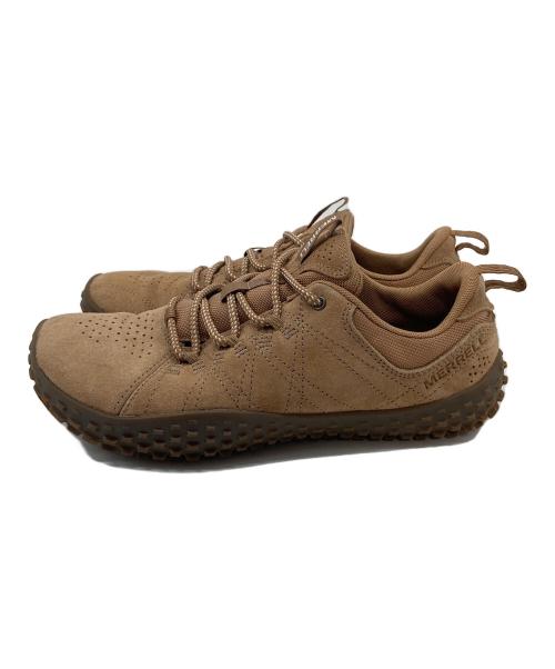 MERRELL（メレル）MERRELL (メレル) Wrapt トレイルランニングシューズ ベージュ サイズ:US 8の古着・服飾アイテム
