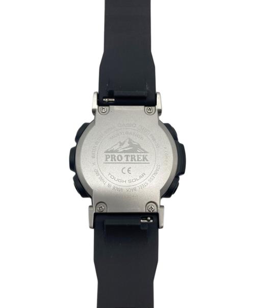 CASIO（カシオ）CASIO (カシオ) Pro Trek  デジタルウォッチ 黒　シルバー ブラック サイズ:実寸参照の古着・服飾アイテム