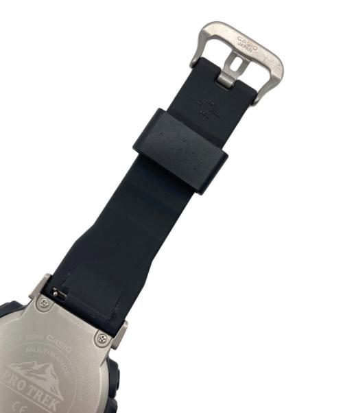 CASIO（カシオ）CASIO (カシオ) Pro Trek  デジタルウォッチ 黒　シルバー ブラック サイズ:実寸参照の古着・服飾アイテム