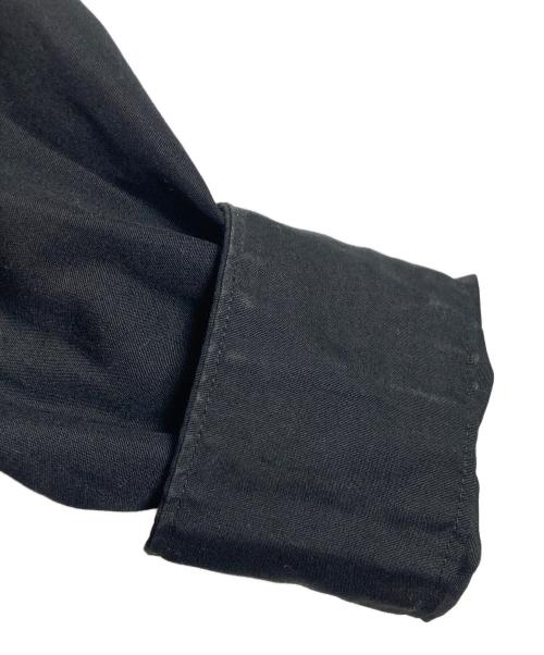 COMME des GARCONS HOMME PLUS（コムデギャルソンオムプリュス）COMME des GARCONS HOMME PLUS (コムデギャルソンオムプリュス) トップス シャツ チュールドッキングデザインシャツ　長袖シャツ　レイヤード　日本製　25SS ブラック サイズ:Sの古着・服飾アイテム