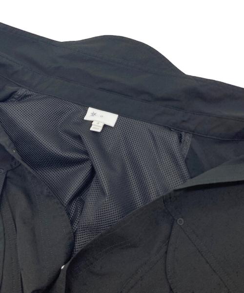 GOLDWIN 0（ゴールドウイン ゼロ）Goldwin 0 (ゴールドウイン ゼロ) S/S Asymmetric Camp Shirt  ショートスリーブ アシメトリック キャンプ シャツ  半袖シャツ　スポーツ　アウトドア ブラック サイズ:5の古着・服飾アイテム
