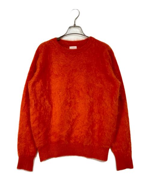 biotope（ビオトープ）biotope (ビオトープ) カシミヤ100％シャギーニット　日本製 オレンジ サイズ:Sの古着・服飾アイテム