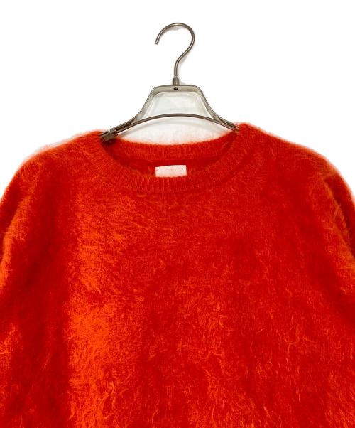 biotope（ビオトープ）biotope (ビオトープ) カシミヤ100％シャギーニット　日本製 オレンジ サイズ:Sの古着・服飾アイテム