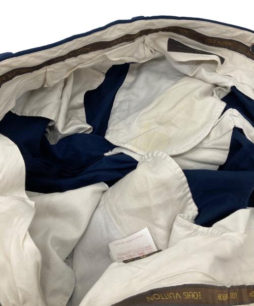 LOUIS VUITTON（ルイ ヴィトン）LOUIS VUITTON (ルイ ヴィトン) センタープレスパンツ ネイビー サイズ:40の古着・服飾アイテム